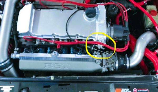 Gaszughalter VR6 Turbo Edelstahl